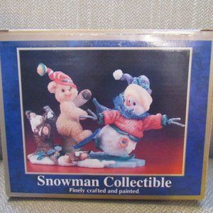 NIB snowman collectible
